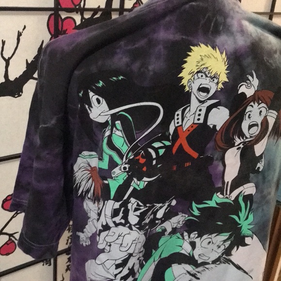 My Hero Academy funimation front and back designs size M - Picture 5 of 8